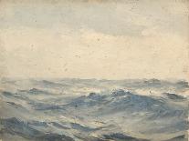 Seascape, C.1900 (Oil on Canvas)-John Fraser-Mounted Giclee Print