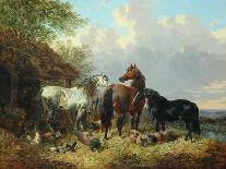 Farmyard Companions-John Frederick Herring Jnr-Framed Giclee Print