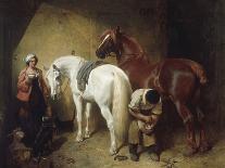 Shoeing Imaum, 1856-John Frederick Herring-Giclee Print