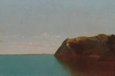Beacon Rock, Newport Harbour, 1857-John Frederick Kensett-Framed Giclee Print