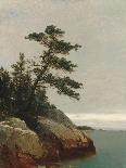 Beacon Rock, Newport Harbour, 1857-John Frederick Kensett-Giclee Print