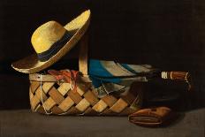 Market Basket, Hat and Umbrella, C.1890 (Painting)-John Frederick Peto-Giclee Print