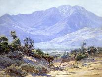 Mt. San Jacinto Near Palm Springs-John Frost-Framed Stretched Canvas