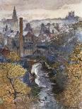 The Water of Leith from Dean Bridge-John Fulleylove-Giclee Print