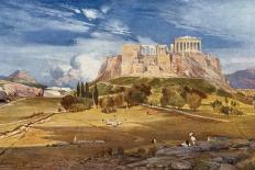The Western End of the Acropolis Seen from Below the Pnyx-John Fulleylove-Giclee Print