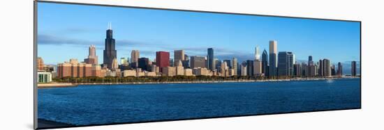 John G Shedd Aquarium and Skylines at the Waterfront, Chicago, Cook County, Illinois, USA-null-Mounted Photographic Print