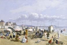 A Beach Scene-John Gadsby Chapman-Giclee Print