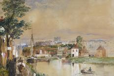 On the Castle Wall, Exeter, C.1860-John Gendall-Giclee Print