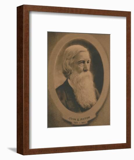 John Gibson Paton (1824-1907), Scottish born Protestant missionary, c1910s-Unknown-Framed Giclee Print