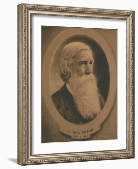 John Gibson Paton (1824-1907), Scottish born Protestant missionary, c1910s-Unknown-Framed Giclee Print