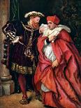 Henry VIII and Cardinal Wolsey, C1888-John Gilbert-Giclee Print
