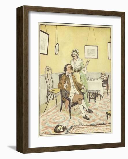 John Gilpin (Colour Litho)-Randolph Caldecott-Framed Giclee Print