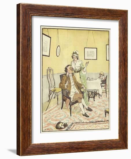 John Gilpin (Colour Litho)-Randolph Caldecott-Framed Giclee Print