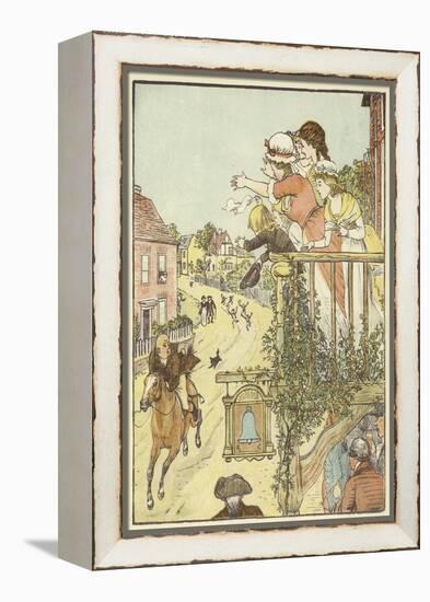 John Gilpin (Colour Litho)-Randolph Caldecott-Framed Premier Image Canvas