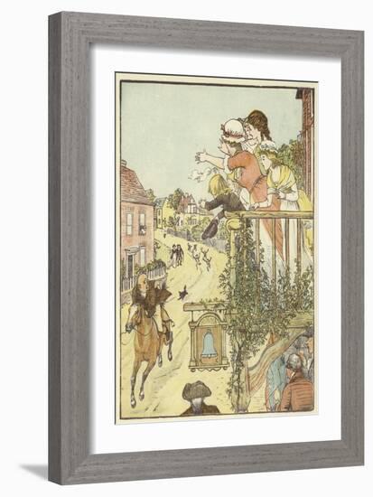 John Gilpin (Colour Litho)-Randolph Caldecott-Framed Giclee Print