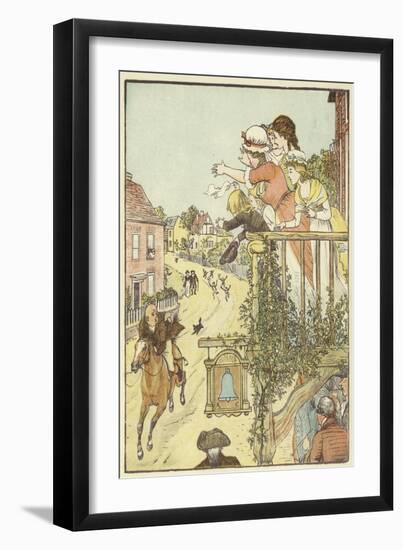 John Gilpin (Colour Litho)-Randolph Caldecott-Framed Giclee Print