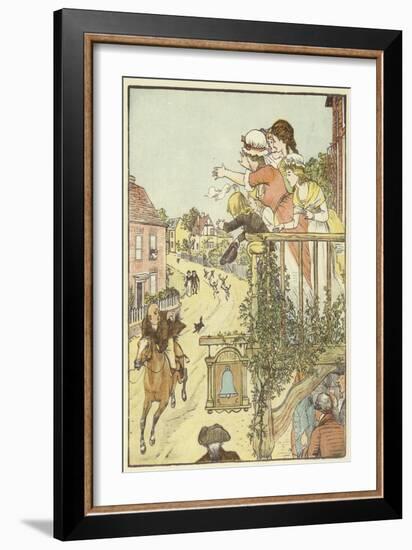 John Gilpin (Colour Litho)-Randolph Caldecott-Framed Giclee Print