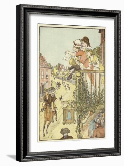 John Gilpin (Colour Litho)-Randolph Caldecott-Framed Giclee Print