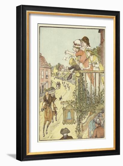 John Gilpin (Colour Litho)-Randolph Caldecott-Framed Giclee Print
