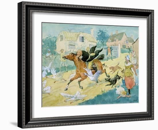 John Gilpin Riding to Edmonton-Randolph Caldecott-Framed Giclee Print