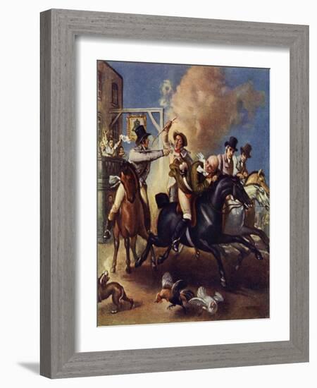 John Gilpin's Ride-Thomas Stothard-Framed Giclee Print