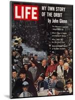 John Glenn, with Wife and VP Johnson During Ticker Tape Parade, March 9, 1962-Ralph Morse-Mounted Photographic Print