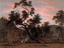 A Corrobery of Natives in Mill's Plains, 1832-John Glover-Framed Giclee Print