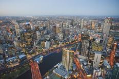 aerial view of Melbourne, cityscape and rooftops, Australia-John Gollings-Photo