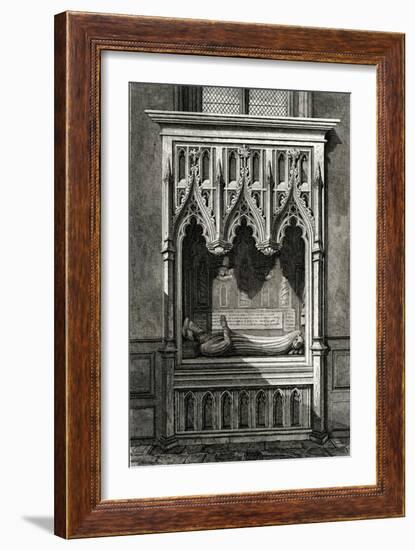 John Gower, Monument-J Shury-Framed Art Print