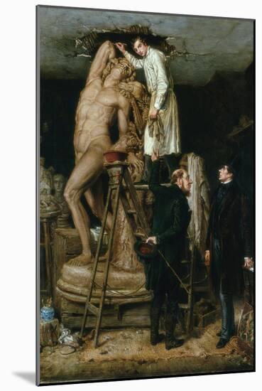 John Graham Lough in His Studio, 1881-Ralph Hedley-Mounted Giclee Print