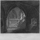 'The Interior of Warkworth Hermitage, Northumberland', 1814-John Greig-Framed Giclee Print