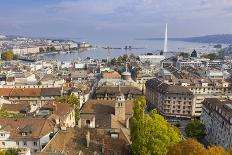 Town view from St. Peter's Cathedral, Geneva, Switzerland, Europe-John Guidi-Photographic Print