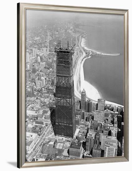 John Hancock Building-MR-Framed Premium Photographic Print