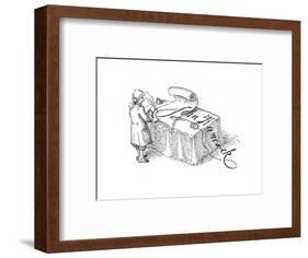 John Hancock - Cartoon-John O'brien-Framed Premium Giclee Print