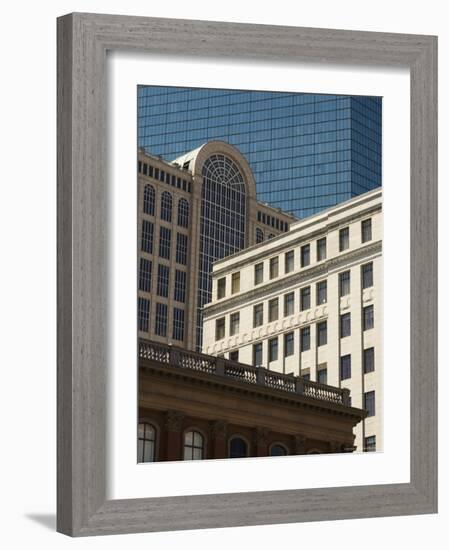 John Hancock Tower and Other Buildings, Boston, Massachusetts, USA-Amanda Hall-Framed Photographic Print