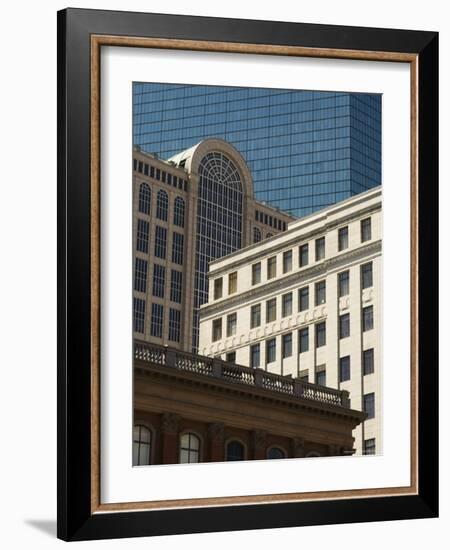 John Hancock Tower and Other Buildings, Boston, Massachusetts, USA-Amanda Hall-Framed Photographic Print