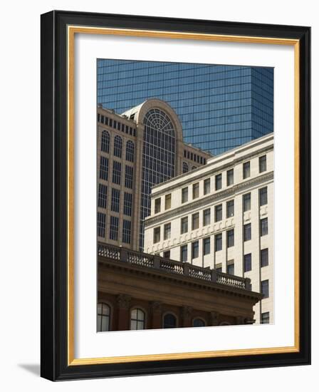 John Hancock Tower and Other Buildings, Boston, Massachusetts, USA-Amanda Hall-Framed Photographic Print