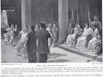 Cleopatra Visits Herod at Jerusalem 33 BC-John Harris Valda-Giclee Print