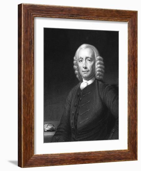 John Harrison, English Clock Maker, 1768-W Holl-Framed Giclee Print