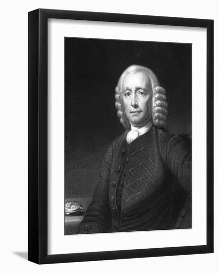 John Harrison, English Clock Maker, 1768-W Holl-Framed Giclee Print