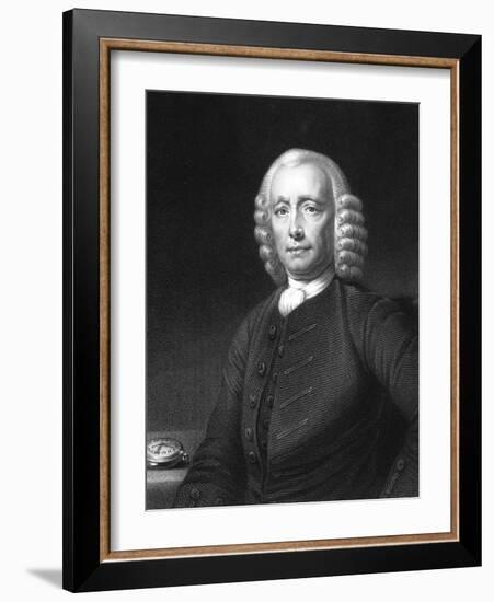 John Harrison, English Clock Maker, 1768-W Holl-Framed Giclee Print