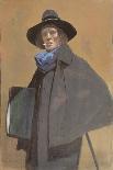 Portrait of the Artist, C.1910 (W/C on Paper)-John Hassall-Giclee Print