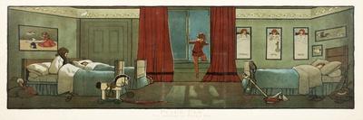 The Arrival of Peter Pan, from Peter Pan , Pub. 1907 (Colour Litho)-John Hassall-Giclee Print