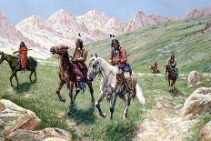 In the Cheyenne Country, 1896-John Hauser-Framed Giclee Print