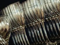 Rows of Champagne Flutes and Wine Glasses in Bar Melbourne, Victoria, Australia-John Hay-Photographic Print