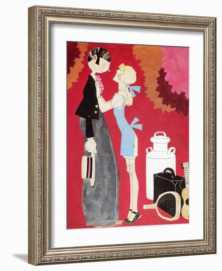 John Held, Jr. Cartoon-John Held-Framed Giclee Print