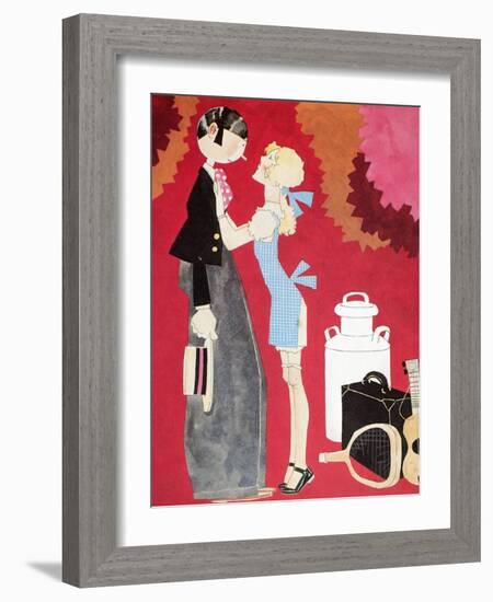 John Held, Jr. Cartoon-John Held-Framed Giclee Print