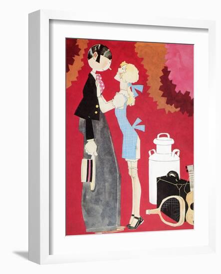 John Held, Jr. Cartoon-John Held-Framed Giclee Print