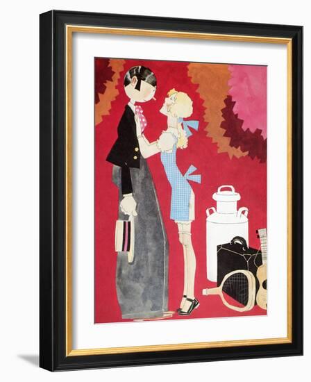 John Held, Jr. Cartoon-John Held-Framed Giclee Print