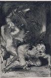 Beowulf Who Has the Strength of Thirty Men Rips off the Arm of Grendel the Monster-John Henry Frederick Bacon-Photographic Print